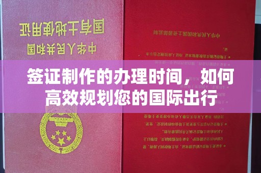 蓝田签证制作的办理时间，如何高效规划您的国际出行